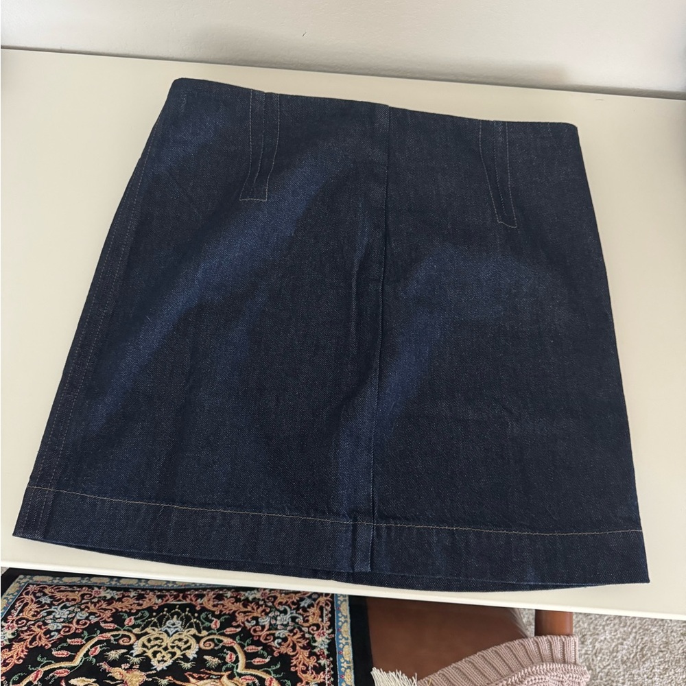 Madewell Indigo Denim Mini Skirt
